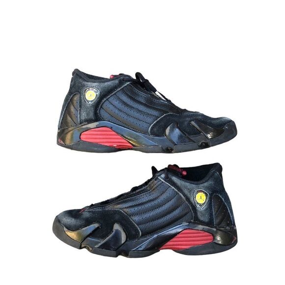 2017 Air Jordan 14 Retro Last Shot Size 5.5 BEATERS - Picture 6 of 16